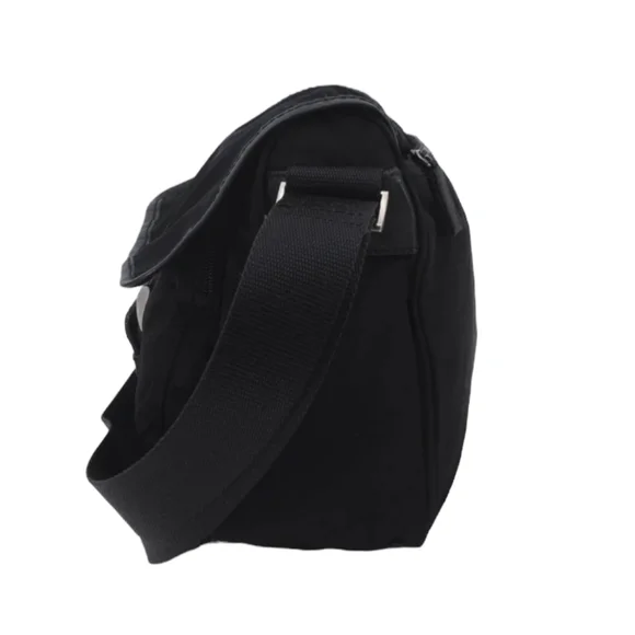 SOLD Prada Tessuto Black Nylon Small Messenger Bag Crossbody Bag Handbag - Picture 3 of 16